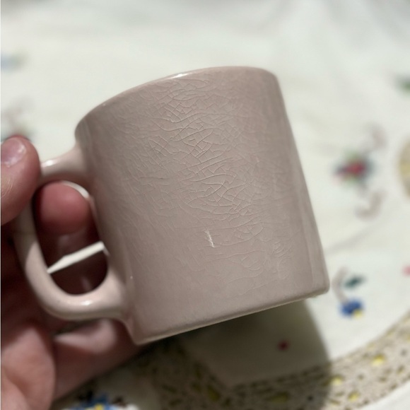 Vintage Whimsical Pink and Blue Bear Mug - Picture 3 of 8